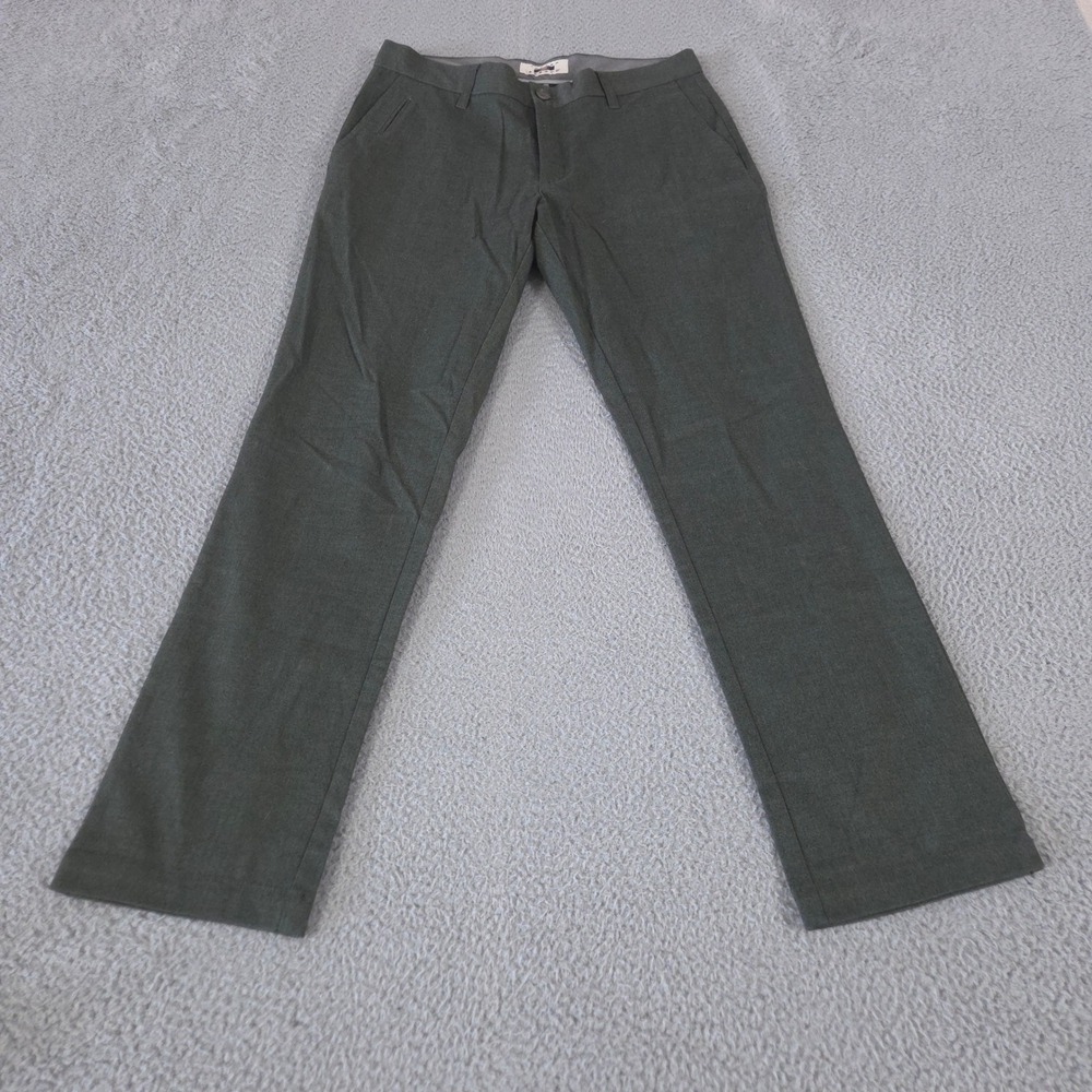 Joseph‎ Abboud Pants Mens 34x32 Green Straight Leg Cotton Stretch Chino Trousers